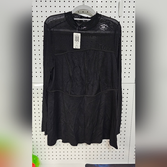 NWT Torrid High Neck Mesh Corset Top Size 1 - Picture 1 of 5